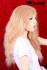 Blonde, lange, handgekn�pfte Echthaarper�cke f�r Damen aus Indian Remy Hair