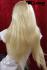Blonde Langhaarpercke, Echthaar, ca 51 cm