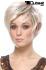 Blonde Percke, kurzes Haar