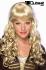 Blonde Percke, langhaar mit Pony