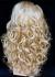 Blonde Percke mit Locken