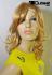 Blonde Per�cke mit Str�hnchen 49cm
