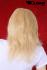 Blonde schulterlange Echthaarpercke 20 cm