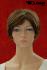 Braune Damen-Kurzhaarpercke mit Highlights
