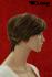 Braune Damen-Kurzhaarpercke mit Highlights