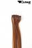 Braune Extensions aus Kanekalon 43 cm 7 Teile