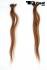 Braune Extensions Echthaar 56cm