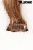 Braune Extensions Echthaar 56cm
