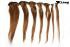 Braune Extensions Echthaar 56cm