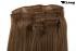 Braune Extensions mit Clip-In-Technik 7 Teile