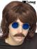 Braune Hippie - Percke