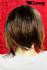 Braune Kurzhaarpercke mit stylischem Pony