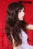 Braune Langhaarper�cke aus Kanekalon
