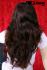 Braune Langhaarper�cke aus Kanekalon