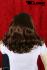 Braune Langhaarpercke mit Locken und Pony
