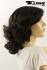 Braune, mittellange Frauenpercke mit Locken