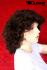 Braune Mittellanghaarpercke mit groen Locken fr Damen