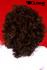 Braune Mittellanghaarpercke mit groen Locken fr Damen