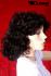 Braune Mittellanghaarpercke mit groen Locken