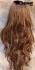 Braune nat�rlich wirkende Langhaarper�cke
