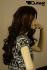 Braune Percke mit Locken