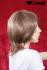 Brown artificial hair wig mediumlong