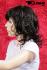 Brown curly hair wig