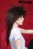 Brown frayed wig