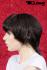 Brown hair wig, mullet
