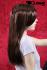 Brown long hair wig