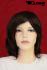 Brown medium-long wig
