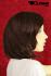 Brown medium-long wig