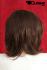 Brown medium-long wig
