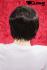 Brown sleek short hair wig