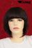 Brown wig with bangs