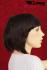 Brown wig with bangs