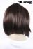 Brown wig with beatle cut