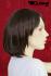 Brown women's wig mediumlong