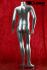 B-Ware Kinder Schaufensterpuppe kopflos silber Schaufensterfigur Mannequin