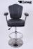 Casino Barstool, grey, height adjustable auto-return gas spring &#8222;Las Vegas&#8220;