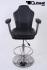 Casino stool, black, auto return gas spring "Atlantic City"