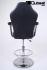 Casino stool, black, auto return gas spring "Atlantic City"