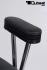 Casino stool, black grey, gas spring auto-return "Atlantic City"