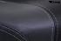 Casino stool, black grey, gas spring auto-return "Atlantic City"