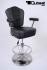 Casinostool, gambling machine stool, black grey, height adjustable auto-return gas spring &#8222;Las Vegas&#8220;