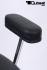 Casinostool, gambling machine stool, black grey, height adjustable auto-return gas spring &#8222;Las Vegas&#8220;