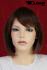 Chic, redbrown mediumlong wig