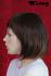 Chic, redbrown mediumlong wig