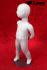 Child dressmaker's dummy movable