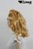 Damenpercke blond/braun mit Dutt 80er Jahre Percke, Elfenpercke